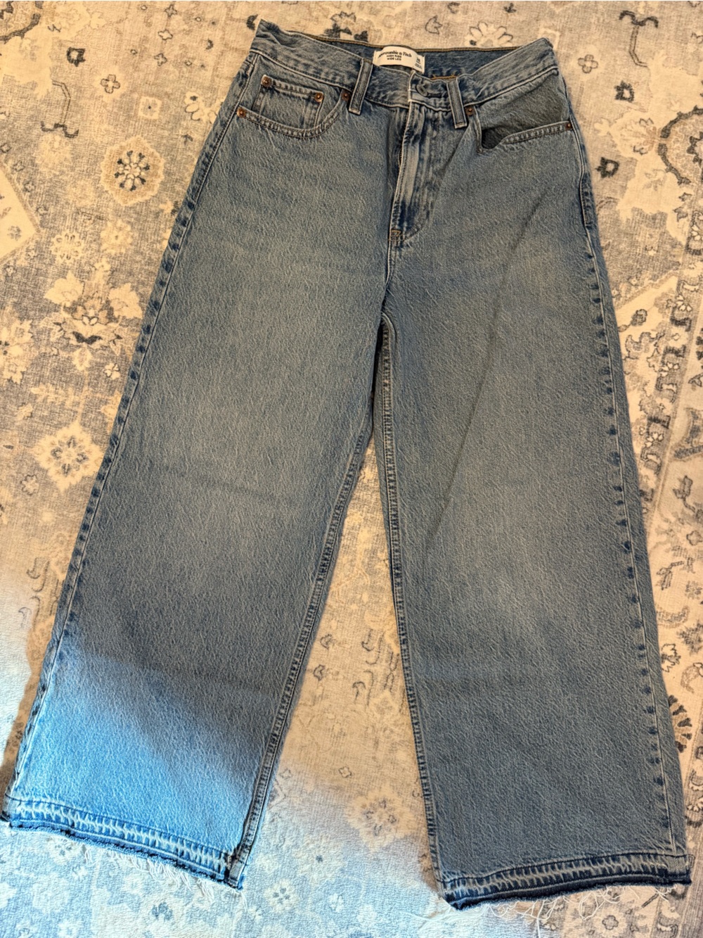 Abercrombie & Fitch Light Blue Straight Leg Jeans